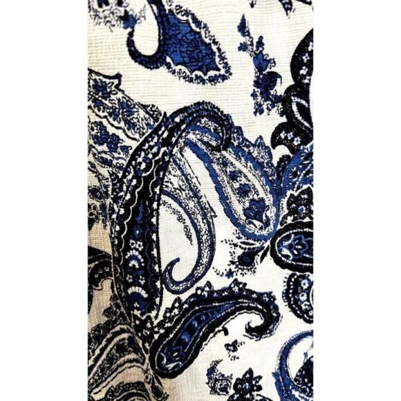 Women's Sleeveless Paisley Print V Neck Tank Tops Blouse Shirts - Picture 8 of 9